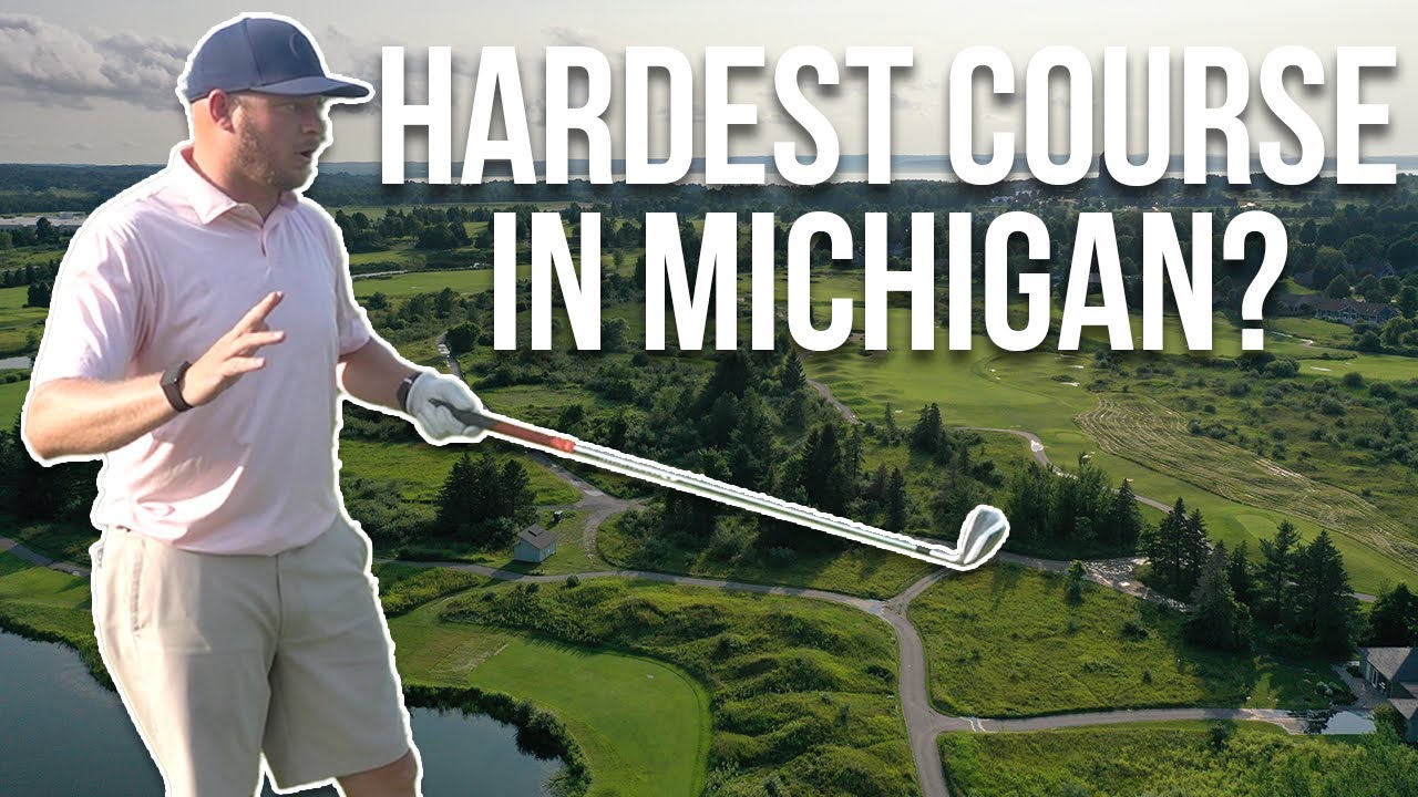 Top 20 Toughest Golf Course In America? - Riggs Vs Grand Traverse, Bear Course, 9th Hole