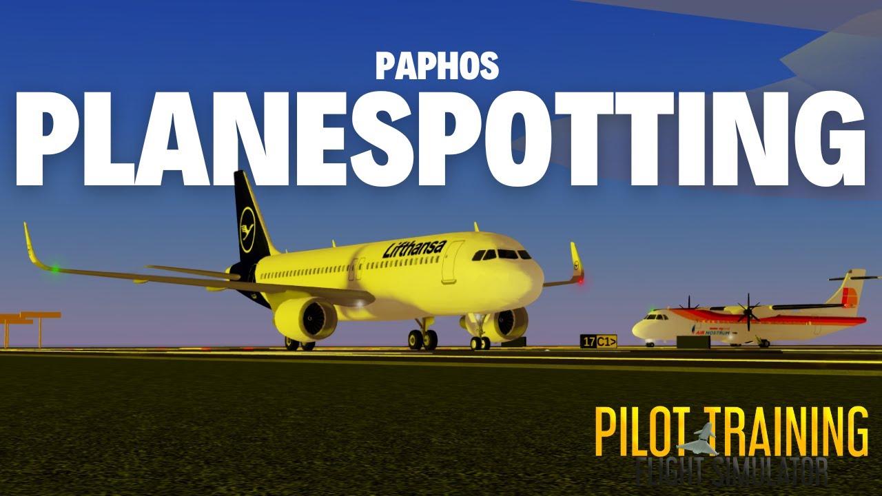 Planespotting at Paphos in PTFS (realistic) (High Winds) (Ft @anxiies )