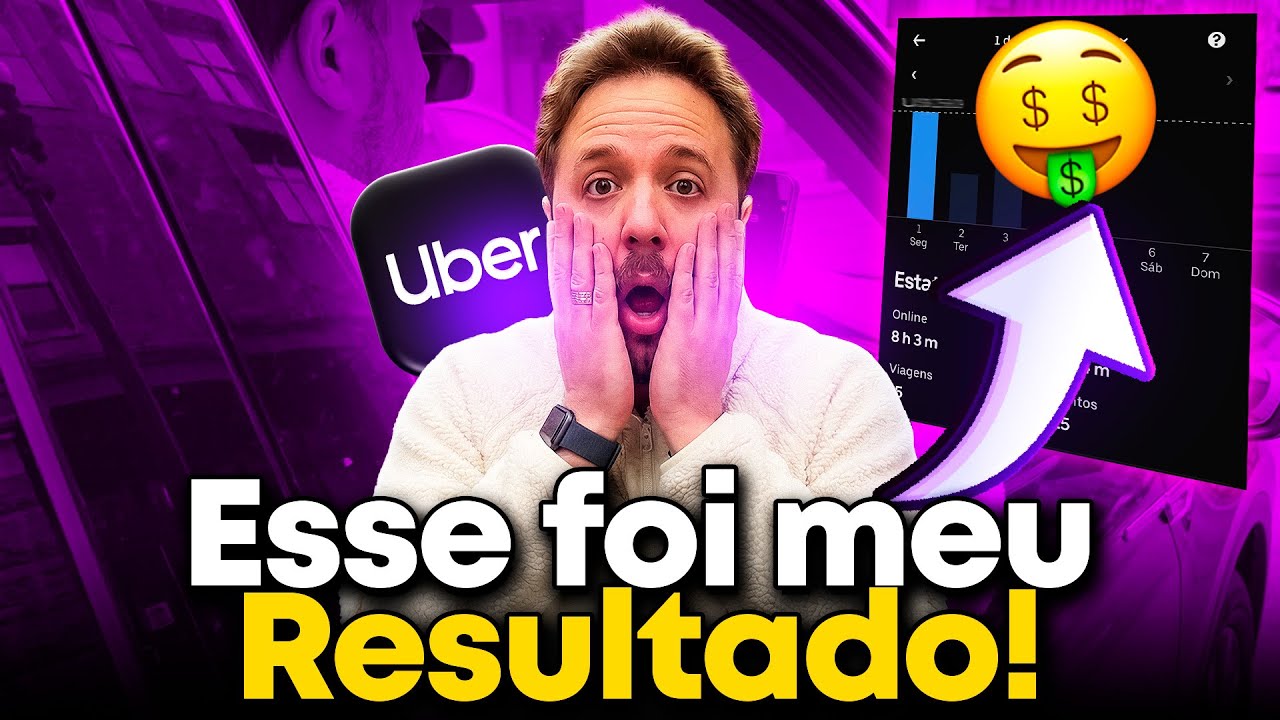 COMPENSA?? TRABALHANDO 8 HORAS NA UBER NOS ESTADOS UNIDOS!