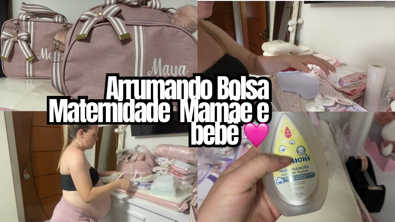 ARRUMANDO A MALA MATERNIDADE | MAMÃE E BABÊ 🤎