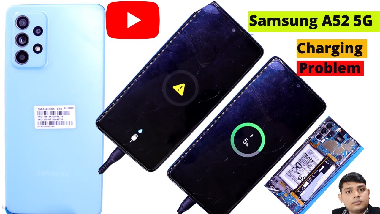 Samsung A52 Charging Problem Solution | Samsung A52 Charging Error | Samsung A52 Charging Pin Change