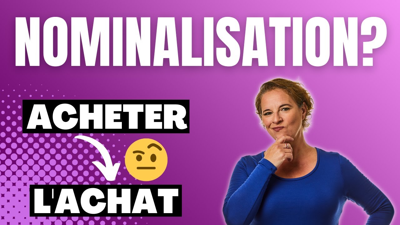 How to turn a French noun into a verb & vice versa | Nominalisation in French