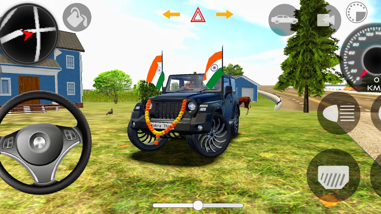 Modified Mahindra Thar😈Games:Indian Black Thar (Gadi Wala Games) Car Game Android Game - #2026