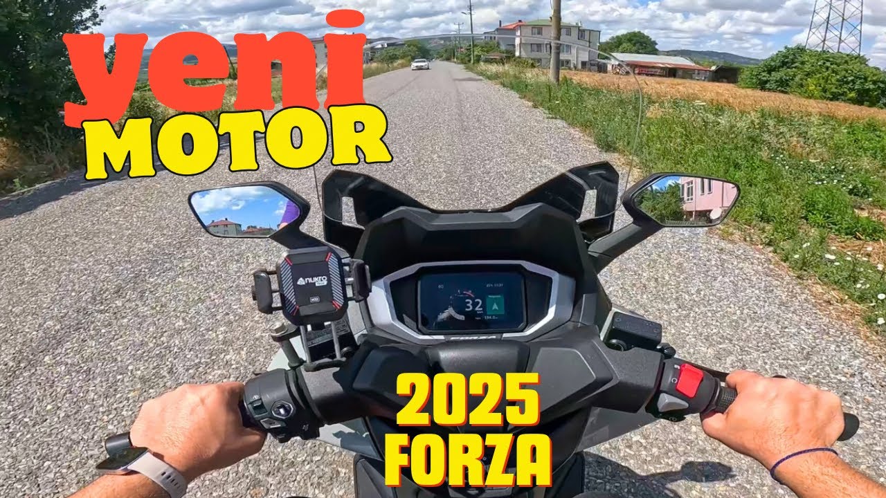 2025 Honda Forza 250 Aldım! İlk Sürüşte Neler Hissettim? İlk Vlog Geldi! 🛵🔥 #forza250