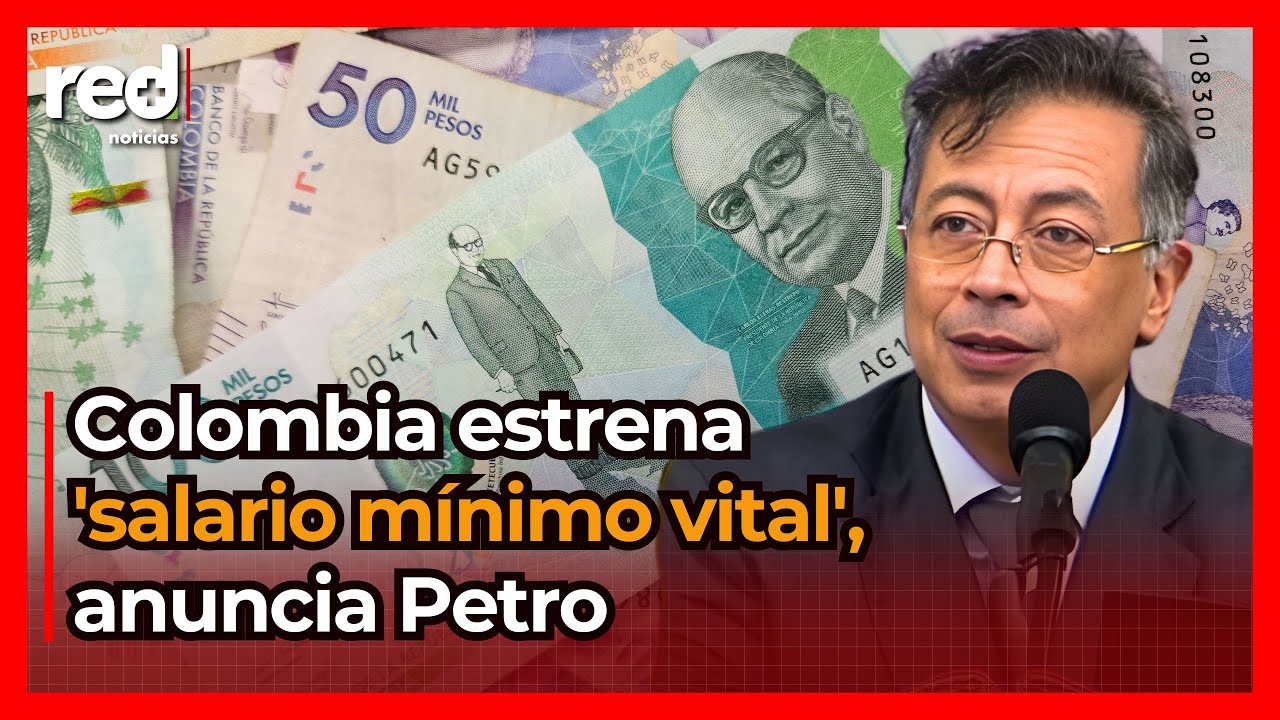 Presidente Gustavo Petro anuncia 'salario mínimo vital' para el 2026: conozca de qué se trata