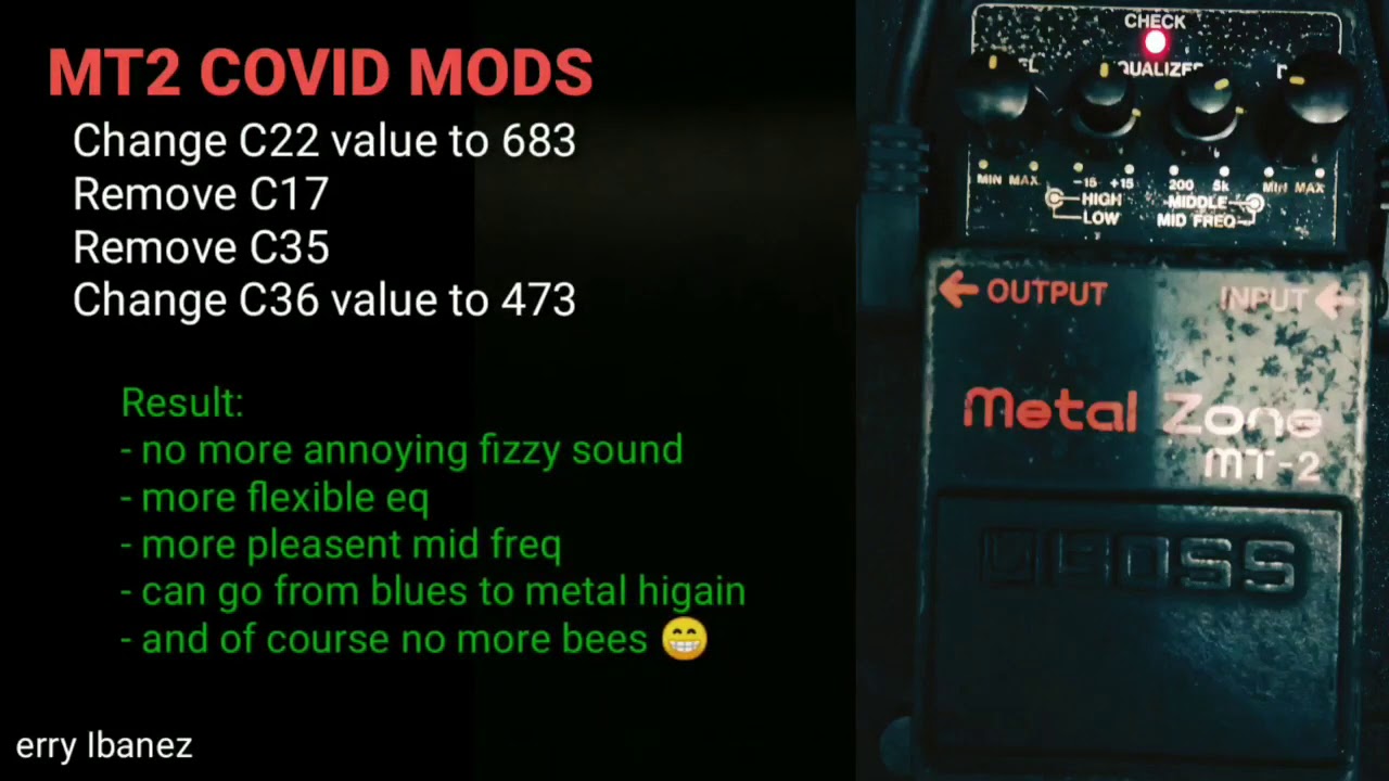 Metalzone MT2 Covid Mods (no speaks, just sound samples)