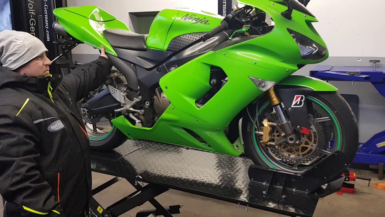 Motorradhebebühne Motorcycle lift Wolf-Germany Werkstattausrüstung