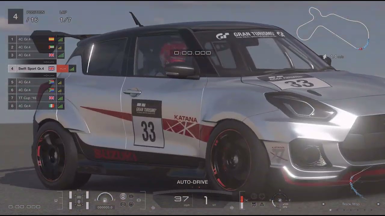 Gran Turismo 7 racing the leader twice on purpose
