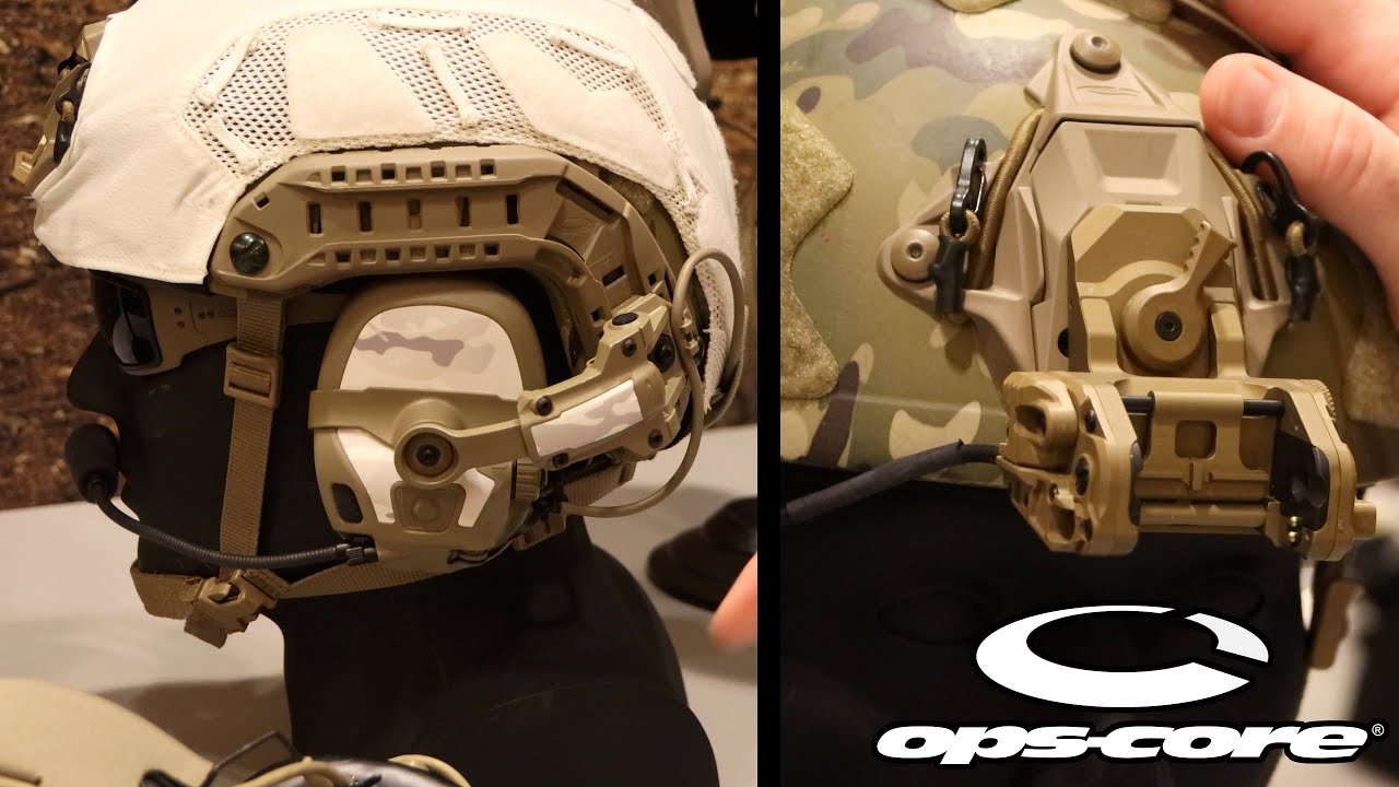 OPS-CORE ShotShow2020 - AMP Headset, Modular Bungee Shroud