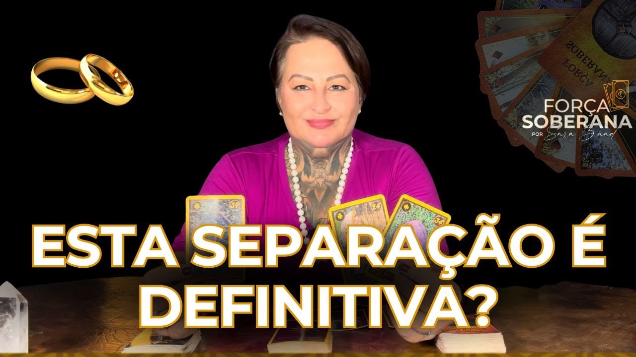 Esta separação é definitiva? O Baralho Cigano REVELA!