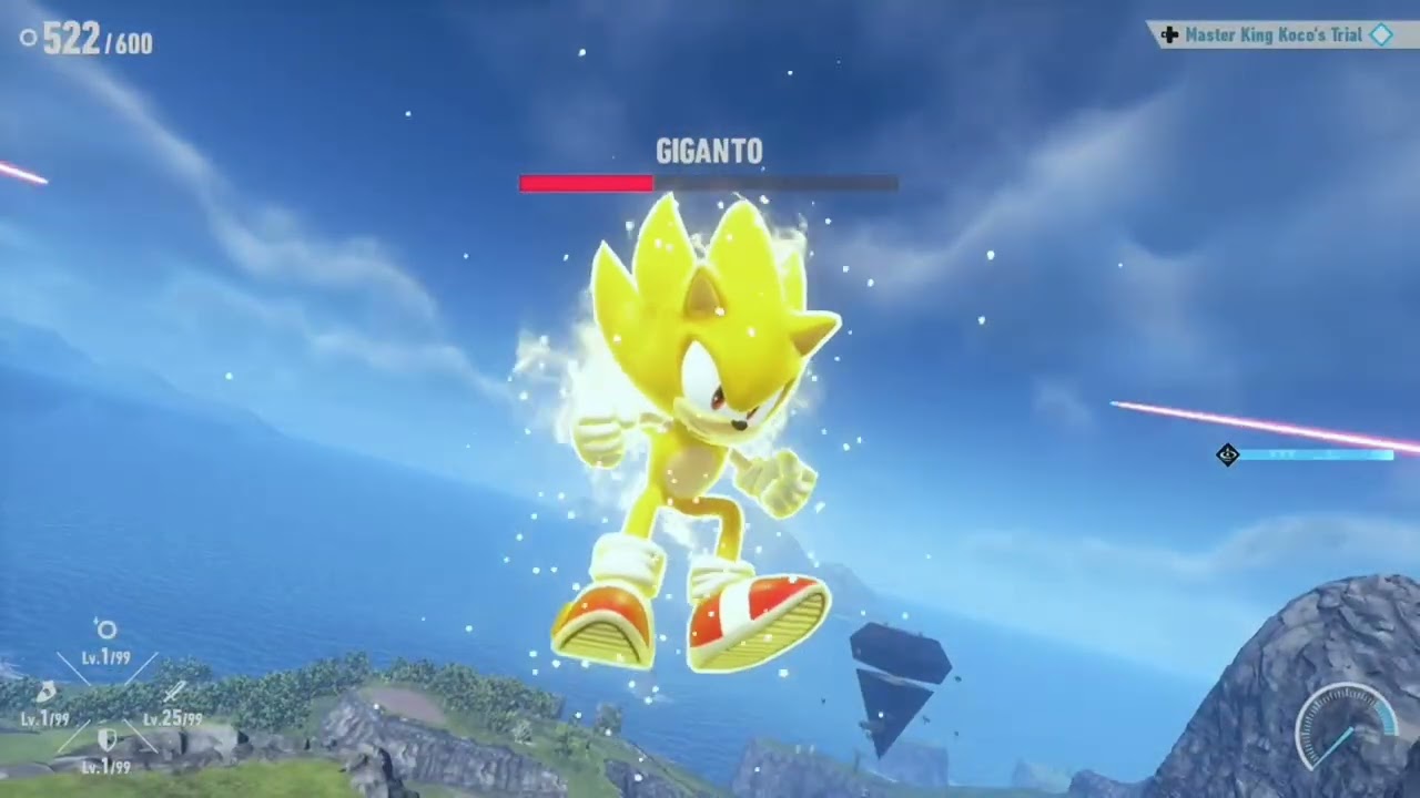 SONIC FRONTIERS GIGANTO BOSS WITH NO MUSIC