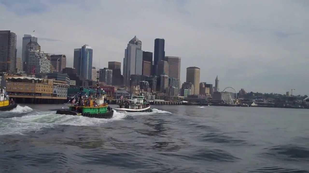 Seattle Maritime Festival Tugboat Races 2013