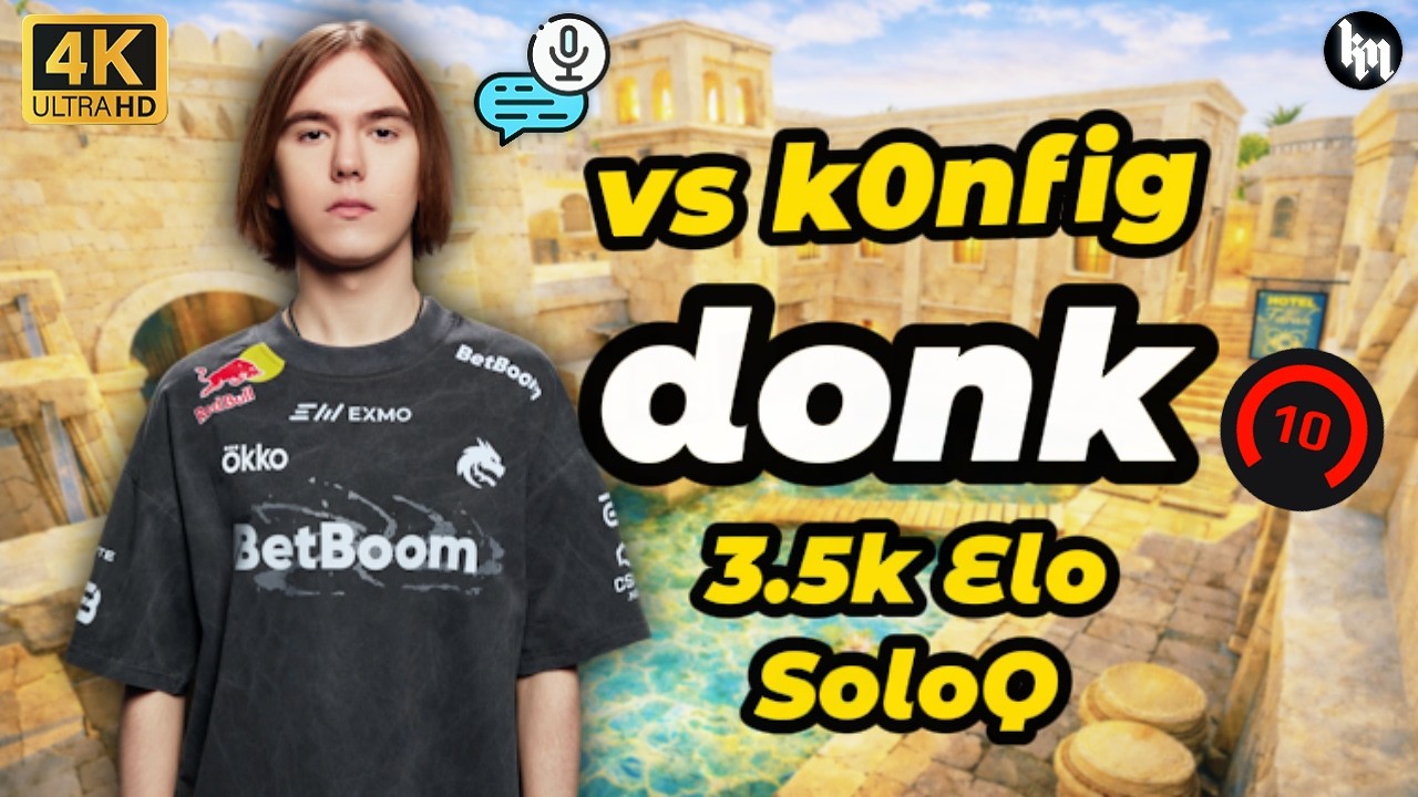 donk vs k0nfig (ID: GR4V3-D1GG3R) (Anubis) avg 3500 Elo | Mar 9, 2026 #cs2 #donk #pov