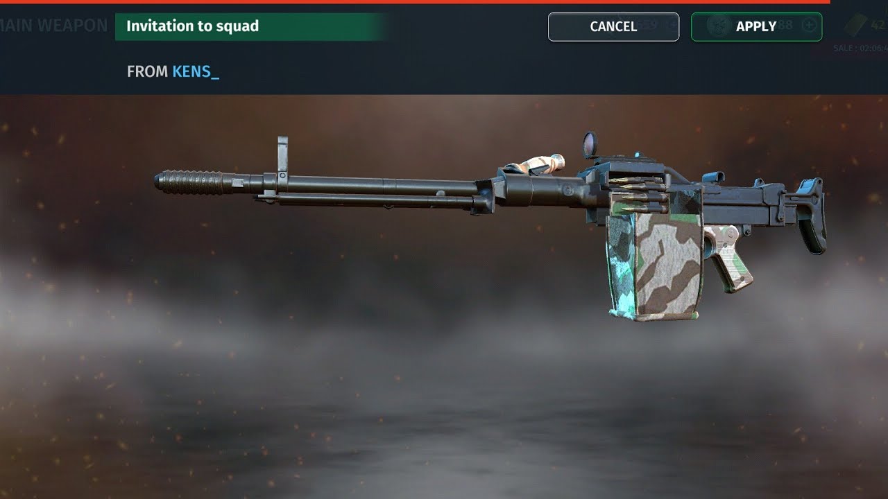 World War 2 Battle Combat Legendary machine gun AA-52 Elite MAX damage + Full Gadget Epic Gameplay