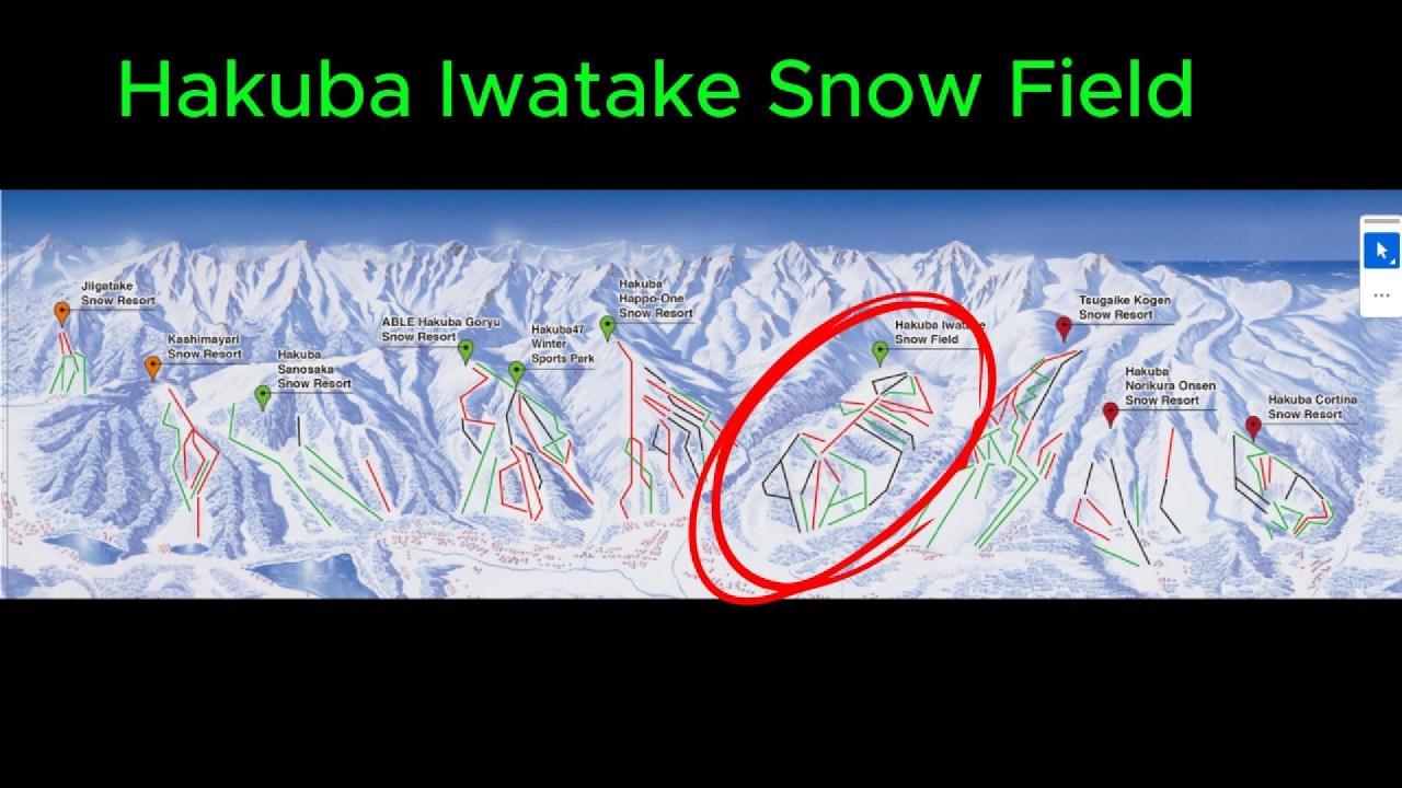 Skiing Hakuba Valley Japan -   Iwatake Ski Resort  ( New Gondola / Spectacular Views )