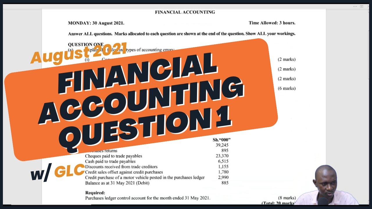 CPA FINANCIAL ACCOUNTING AUGUST 2021 Q1