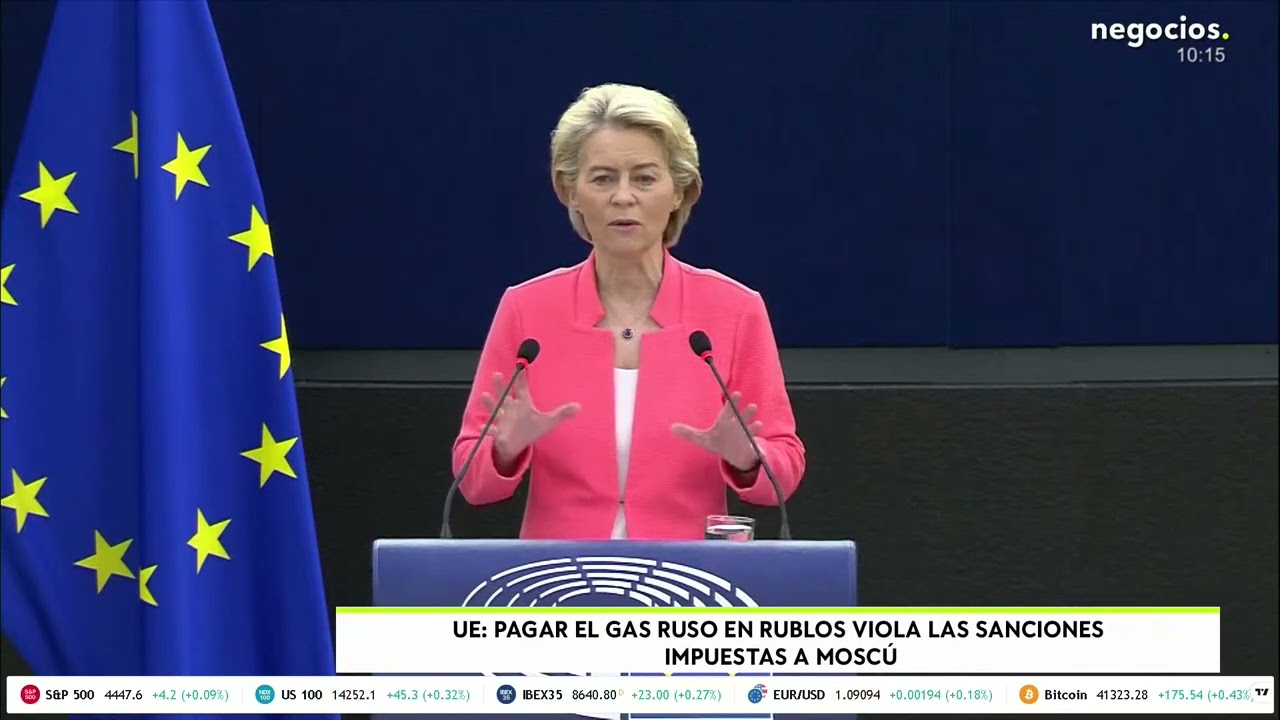UE: pagar el gas ruso en rublos viola las sanciones impuestas a Mosc&uacute;