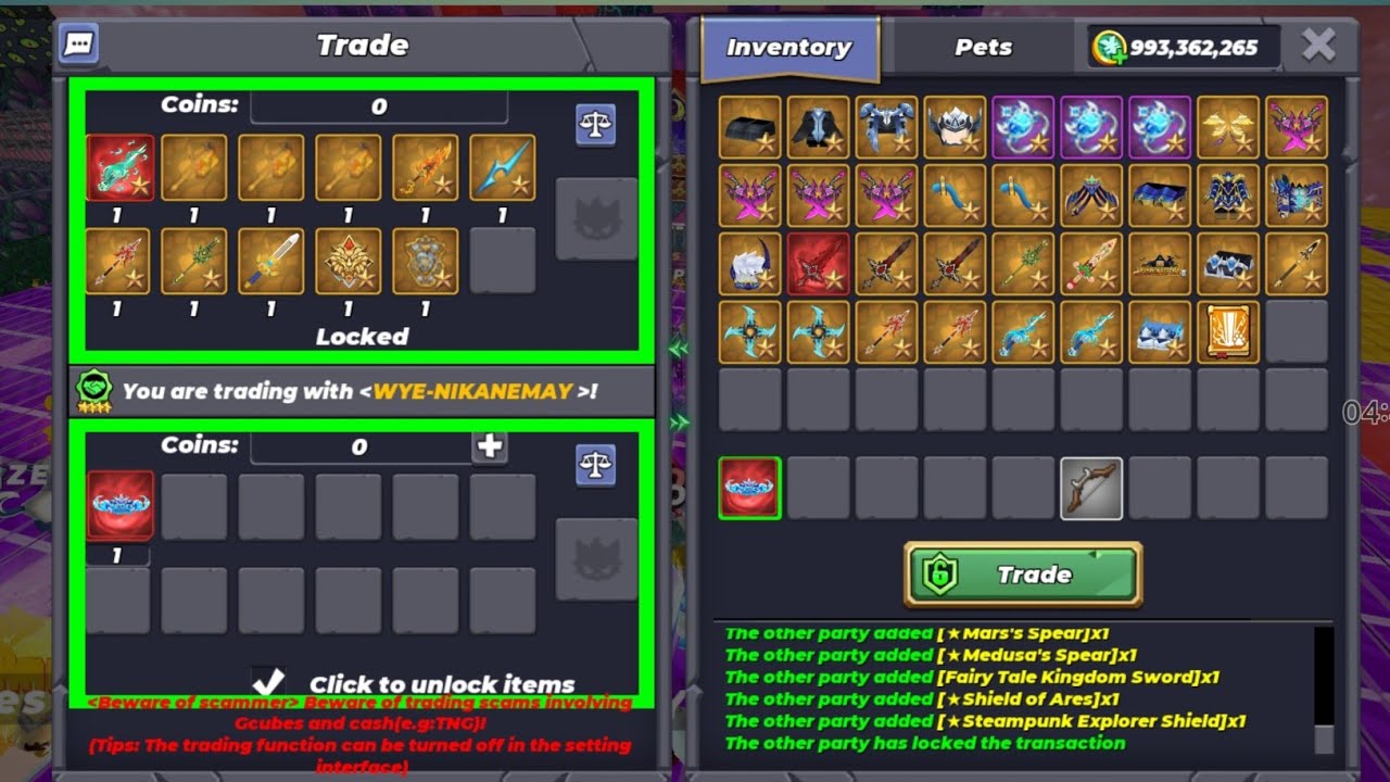 TRADING VIDEO PART 2 BLOCK MAN GO SKY BLOCK TRADING VIDEO TANVER BG