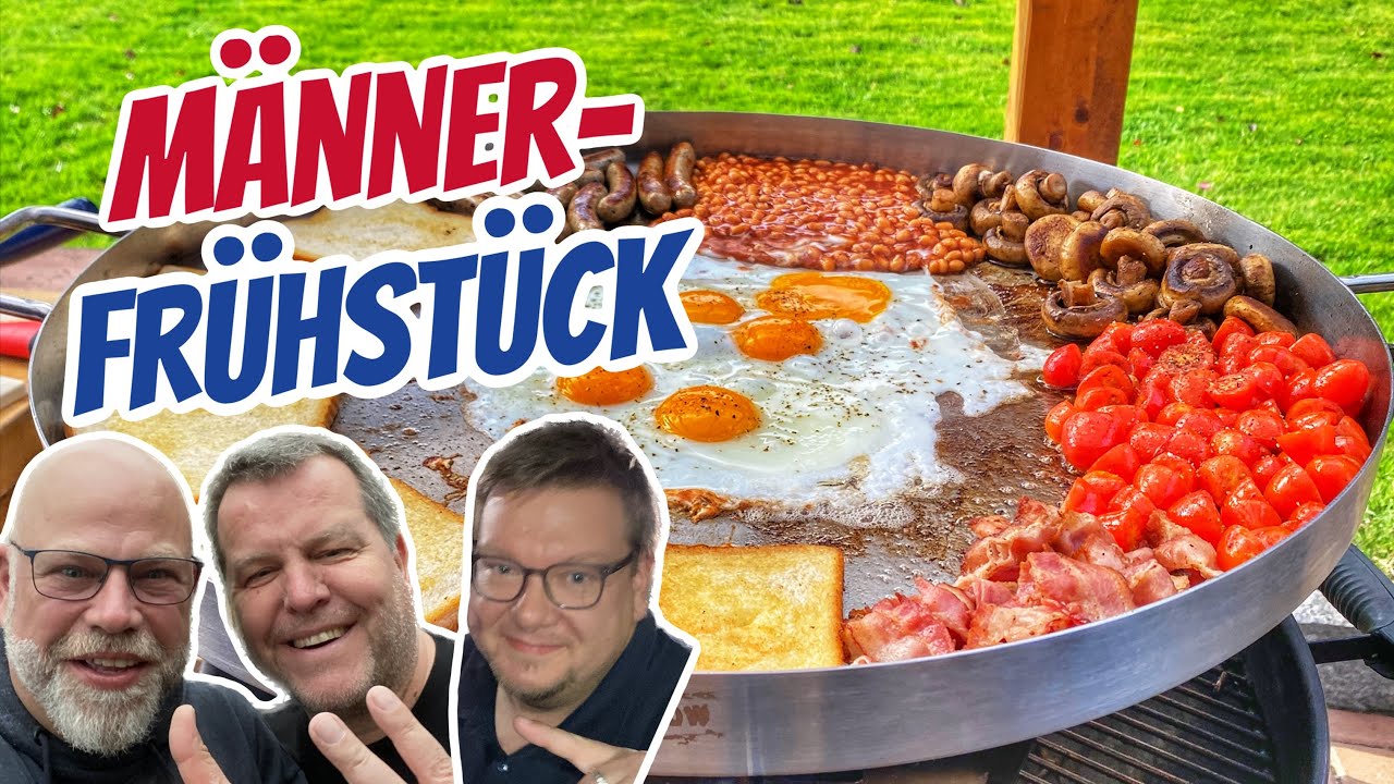 Deftiges Männerfrühstück englische Art | Kater- Frühstück aus der Grillshow Pfanngo Pfanne