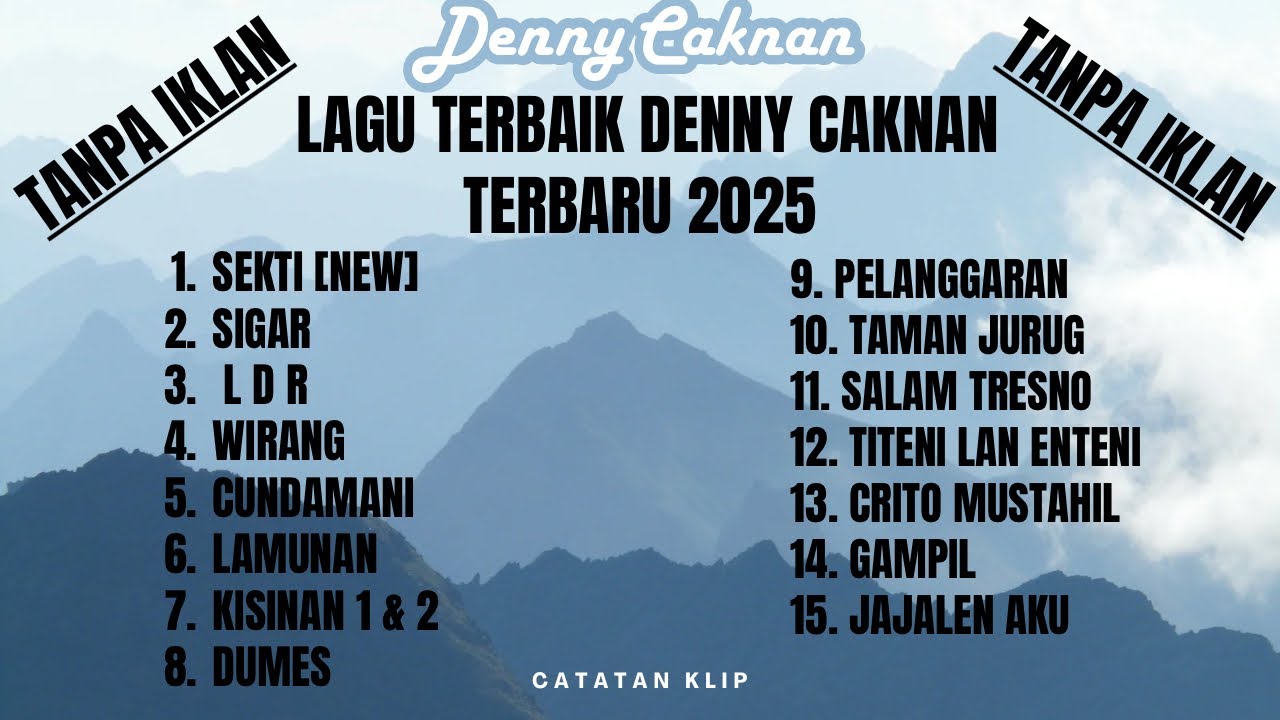Lagu Terbaik Denny Caknan | Terbaru 2025 | Tanpa Iklan | Full Album | Lagu Jawa Terpopuler 2025