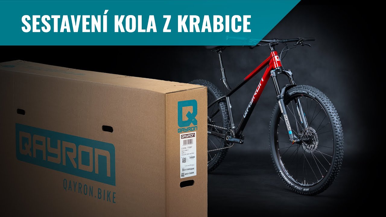 Sestavení kola QAYRON z krabice