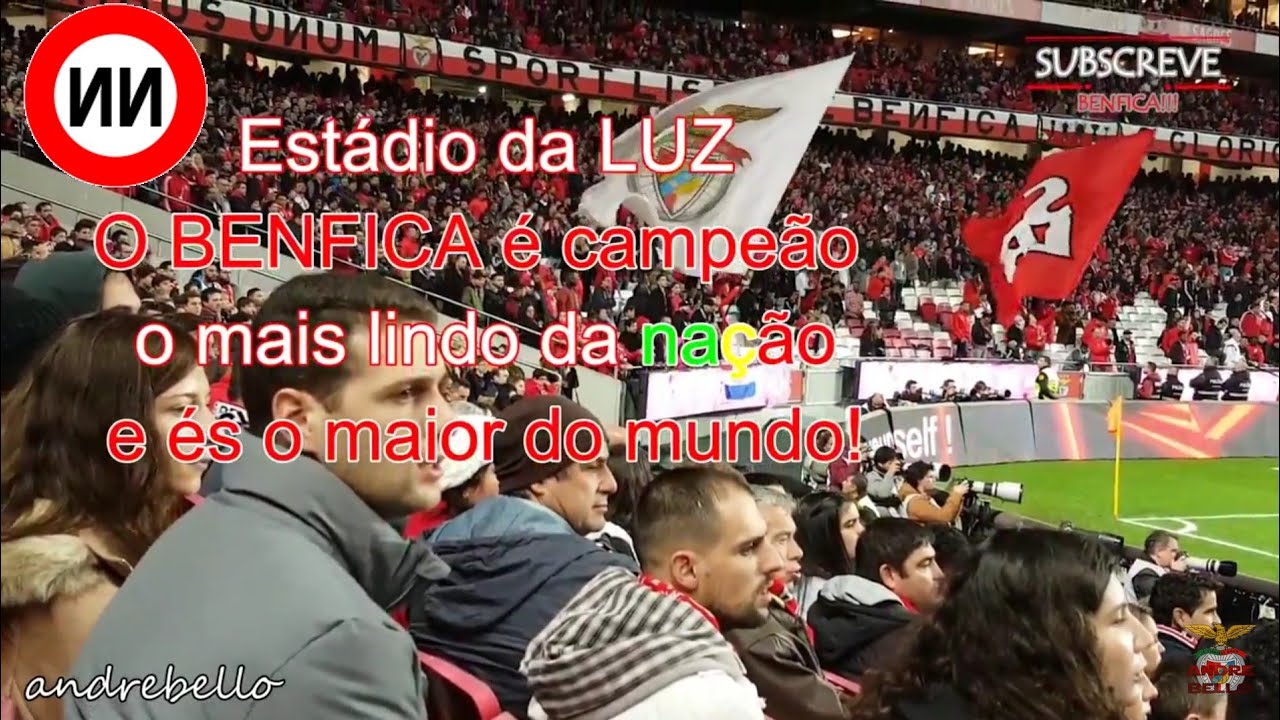 NN ESTÁDIO DA LUZ! FENOMENAL! A música que trouxe o GOLO! Benfica x Estoril