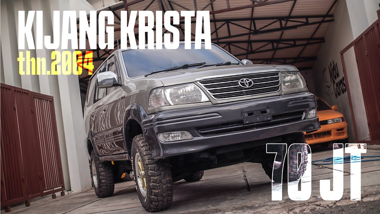 KIJANG KRISTA GAHAR MODIFIKASI BODY ALTO NAIK DAN PAKAI BAN OFFROAD