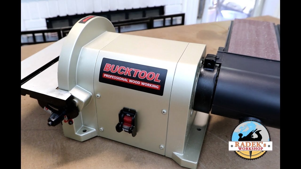 Bucktool Belt Disc Combo Sander Review