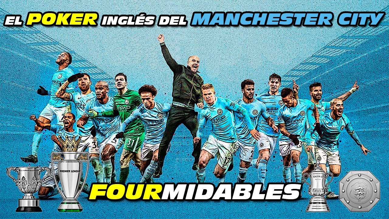 El POKER INGLÉS 🏆🏆🏆🏆 del MANCHESTER CITY