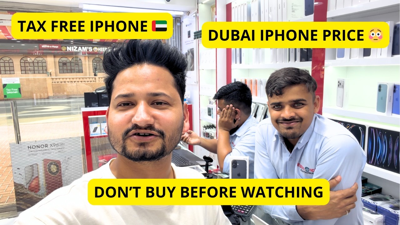 I Bought iPhone 17 Pro 512GB in Dubai 😳 | iPhone 17, 17 Pro Max Price in Dubai | Get TAX FREE Refund
