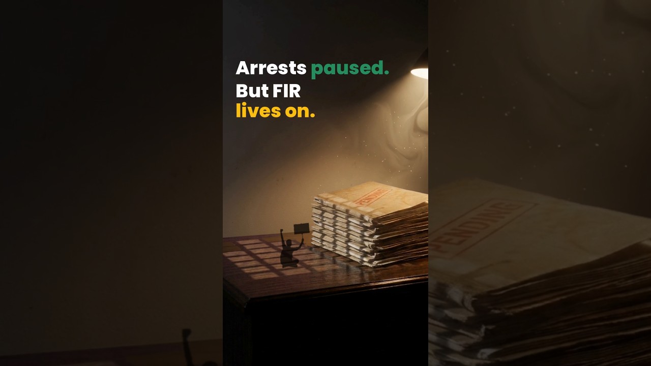 Arrests paused. The FIR didn't. | The One-Minute Case File