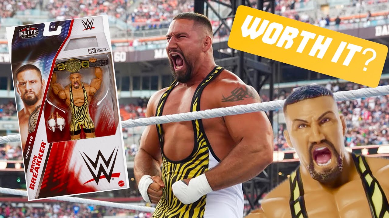Обзор фигурки Брона Брейккера из серии WWE Elite от Mattel – стоит ли она своих денег?