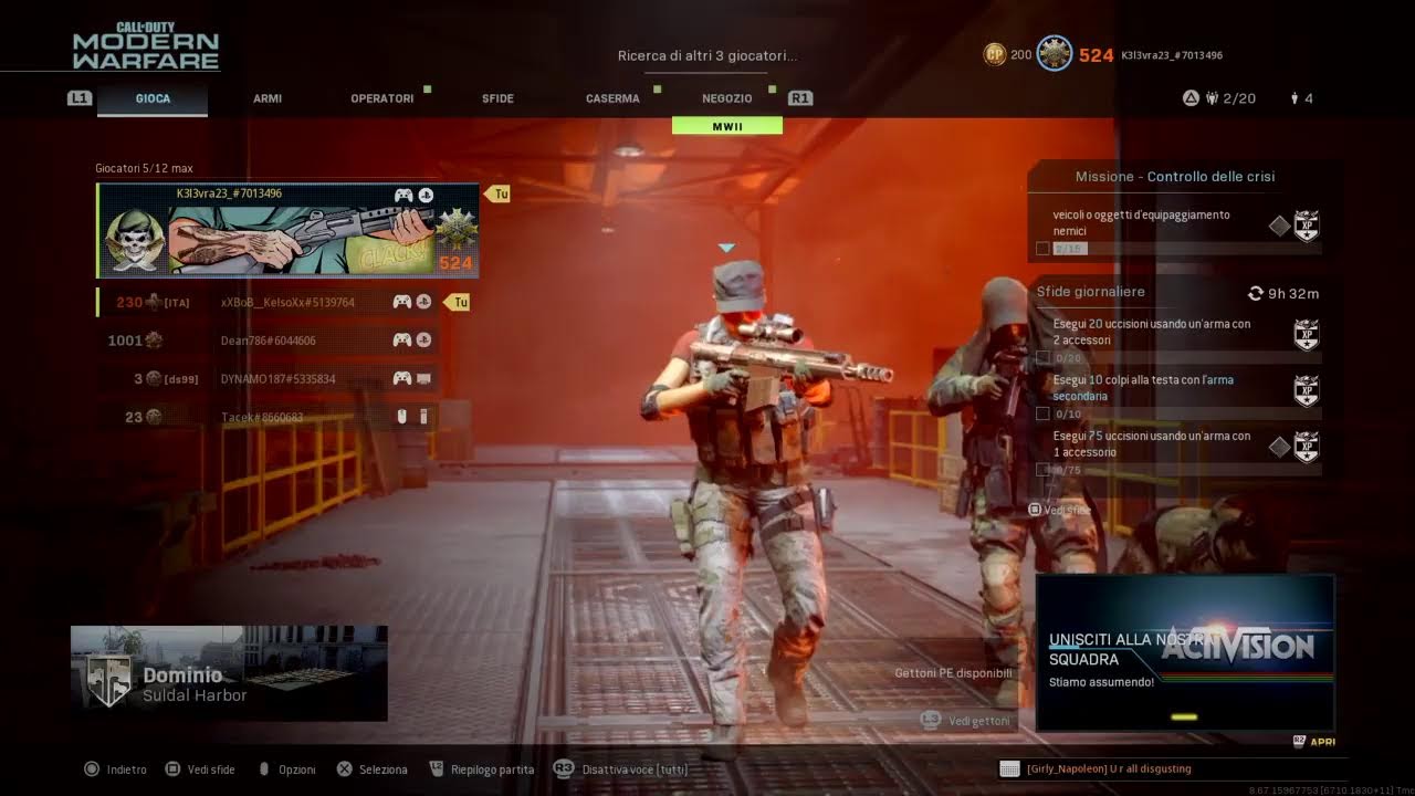 Bestemmie notturne COD + RL
