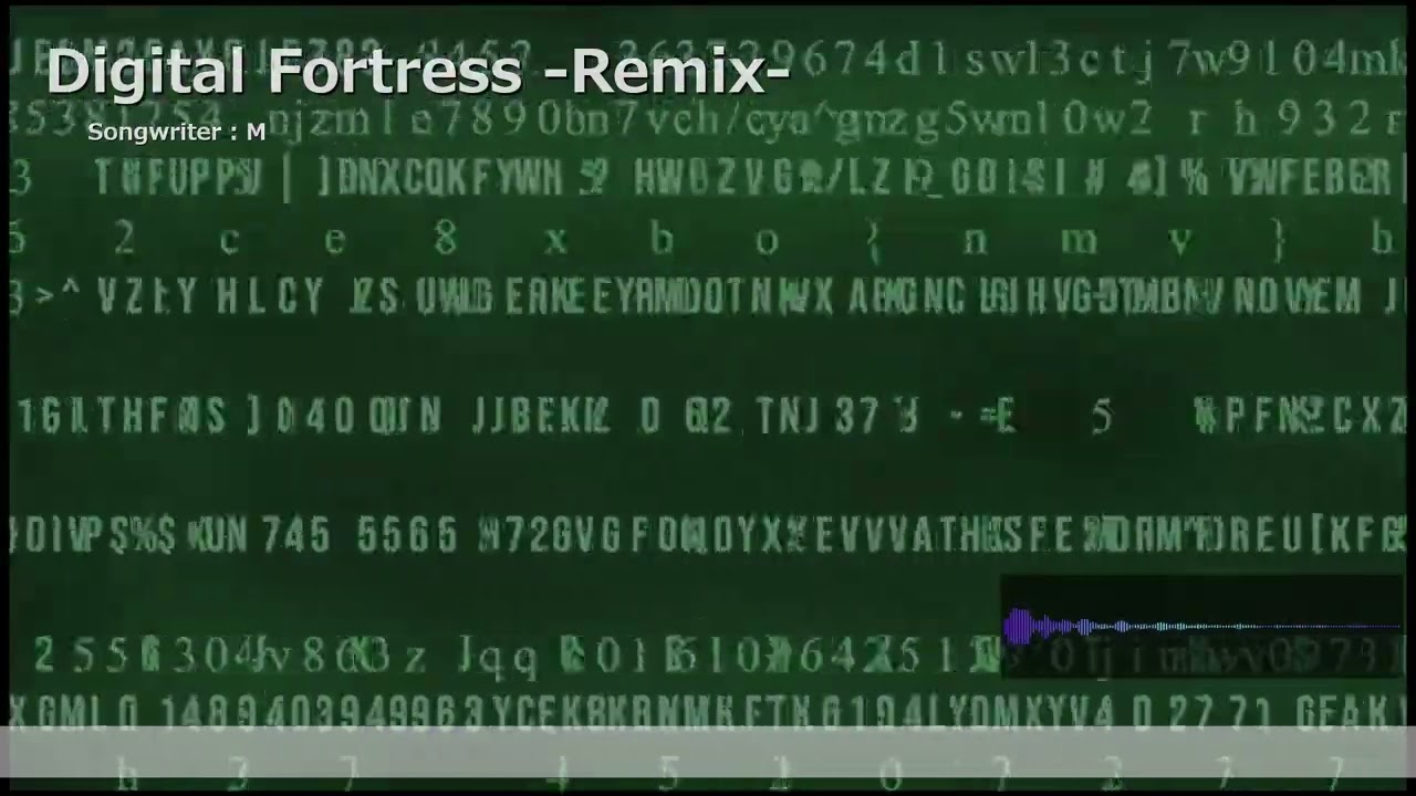 【Demo Song】 Digital Fortress -Remix- ／ M-JAPAN