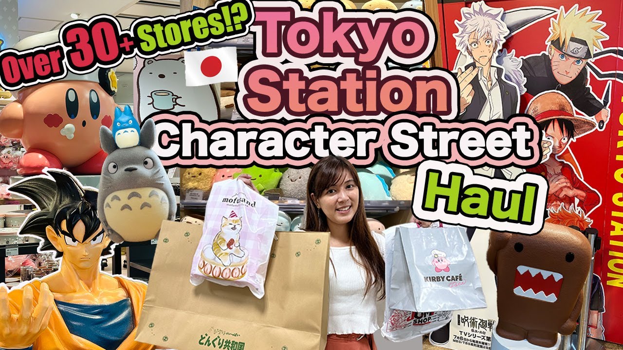 Over 30+ Anime and Kawaii Stores✨ Character Street in Tokyo Station, Japan🇯🇵 Figure & Merch Haul🛍