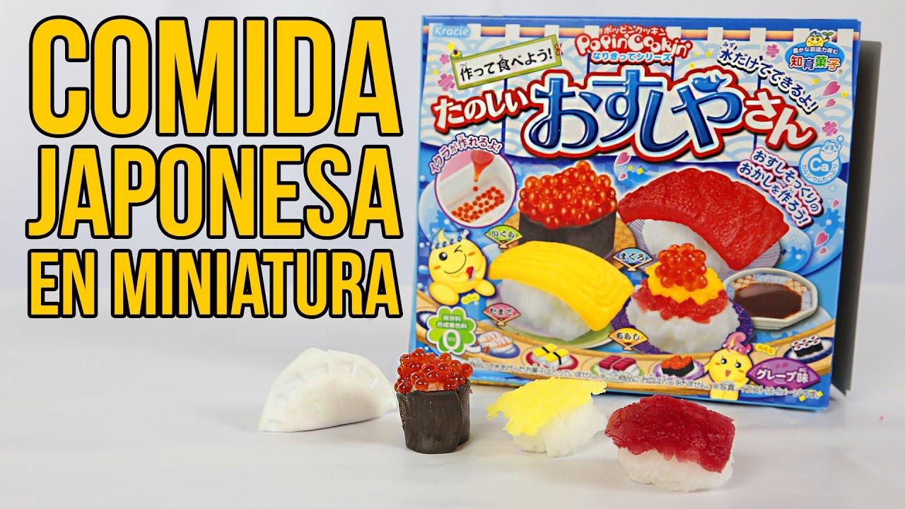 EXPERIMENTANDO CON COMIDA JAPONESA EN MINIATURA - Comida Artificial