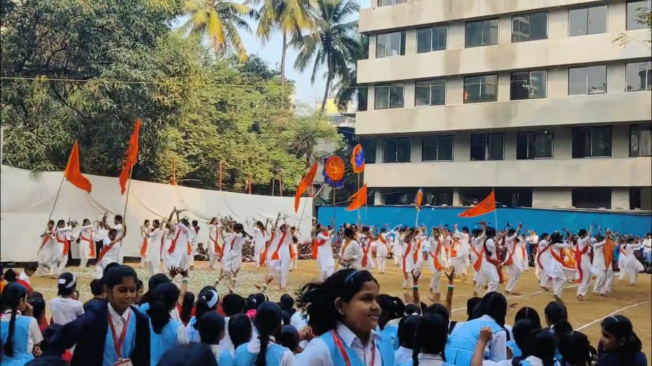 Saraswati Secondary School, Lezim Pathak, Thane ❤️🫶🏻 Ft. Republic Day🇮🇳