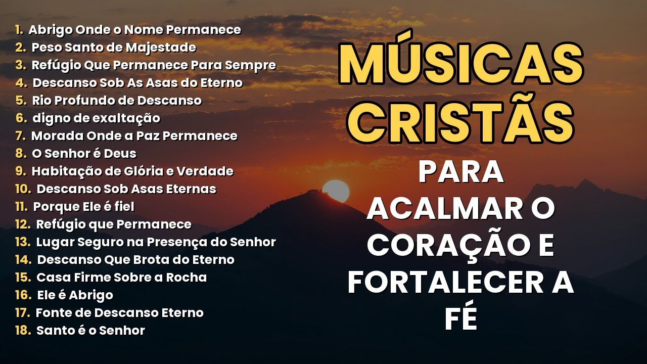 Música Cristã ✨ para Sentir Deus Perto e Acalmar o Coração