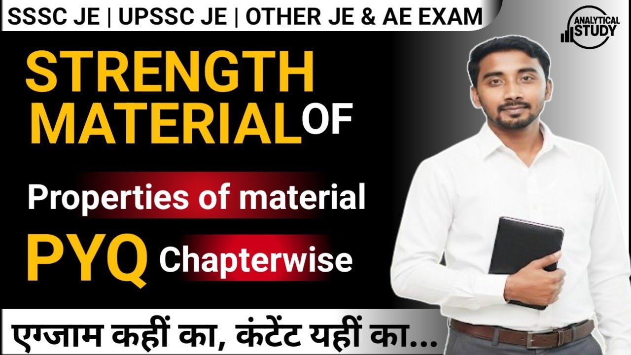 Strength of material L-01 PYQ / Properties of material /JE & AE EXAM...BY Er. Nitin Kumar