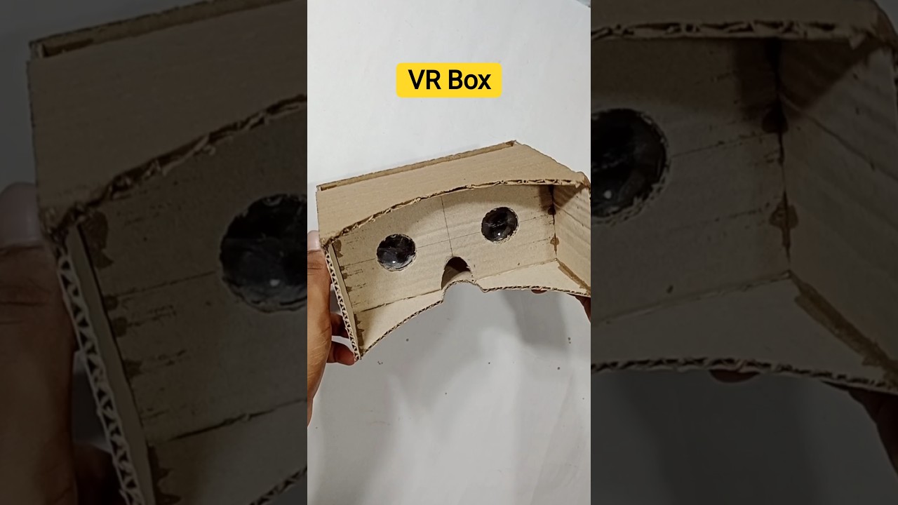 🎮 How to Make a VR Box at Home | DIY Virtual Reality Headset | #shorts #vr