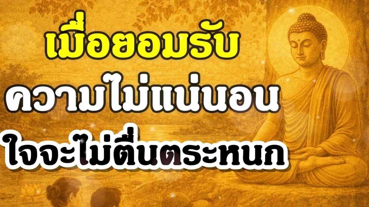 เมื่อยอมรับความไม่แน่นอน ใจจะไม่ตื่นตระหนก | ฟังธรรมะก่อนนอน | Ep.16