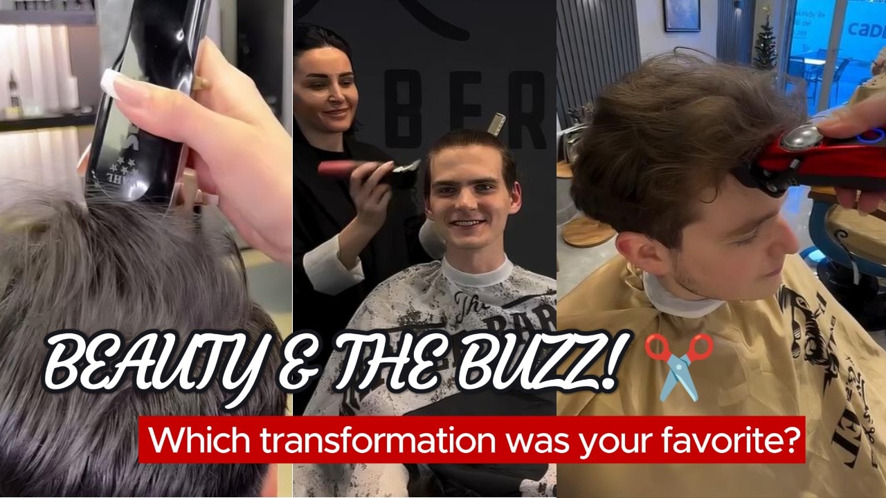 КРАСОТА И ВЕСЕЛЬЕ! ✂️✨ Потрясающие парикмахерши превращают клиентов в обладательниц безупречных с...