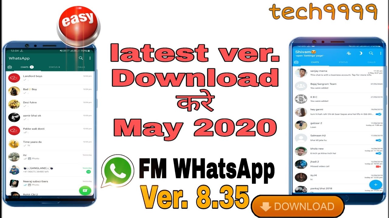 FM Whatsapp latest version free download | fm whatsapp update kaise kare | Fm whatsapp version 8.35