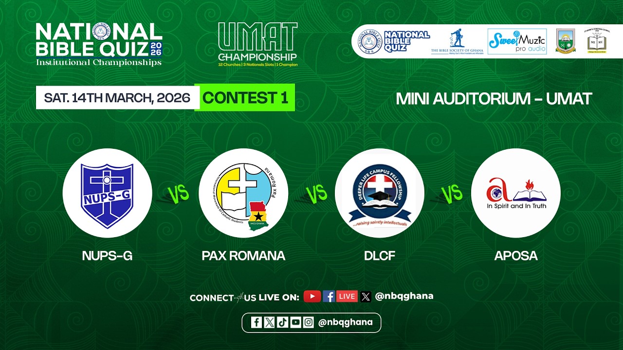 #NBQ2026 UMaT Championship | Contest 1 - PAX ROMANA v DLCF v NUPS-G v APOSA