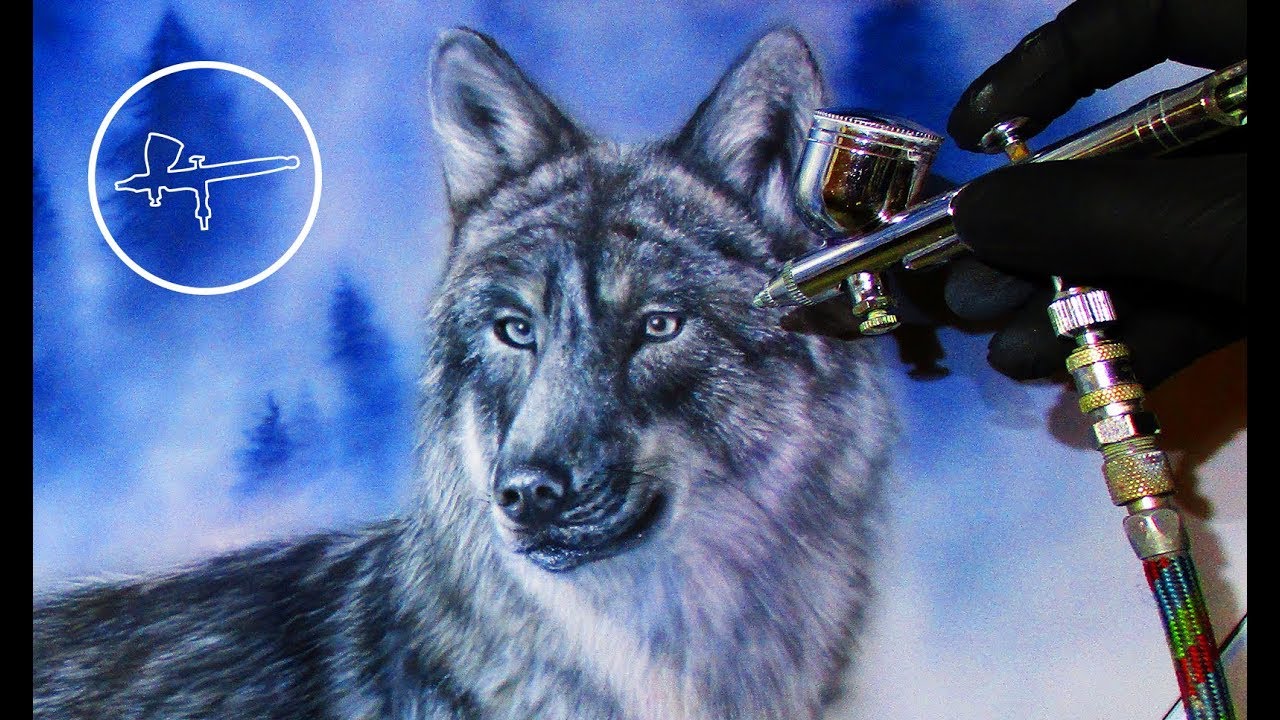 Airbrush Painting Wolves | Car | by Igor Amidzic