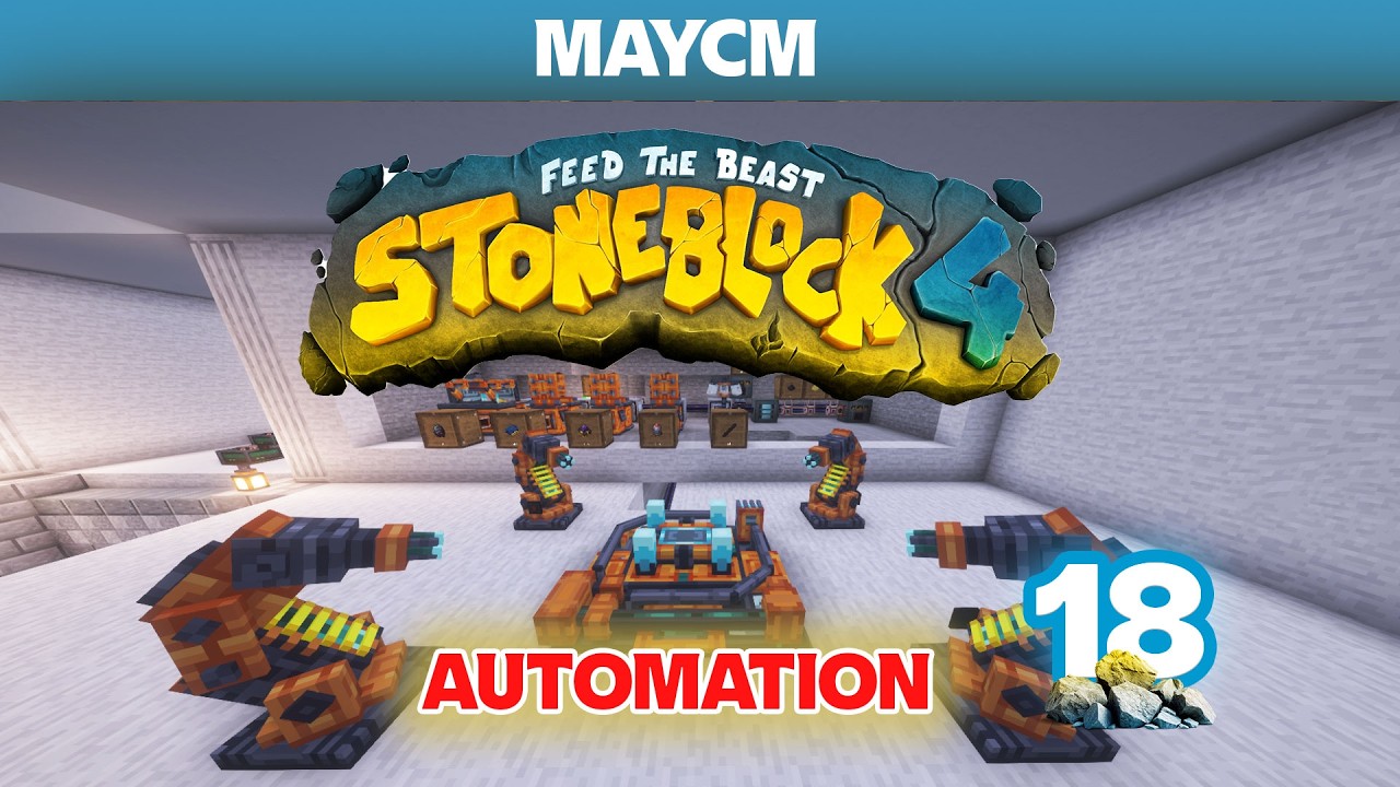 Minecraft Stoneblock 4 | Tập 18: Tự động hóa Oritech & Actually Addition