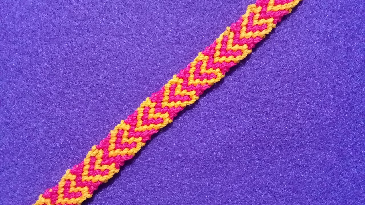 Membuat gelang motif love dari benang//Hati//Heart//Valentine//Diy//Macrame bracelet//tying//Celtic