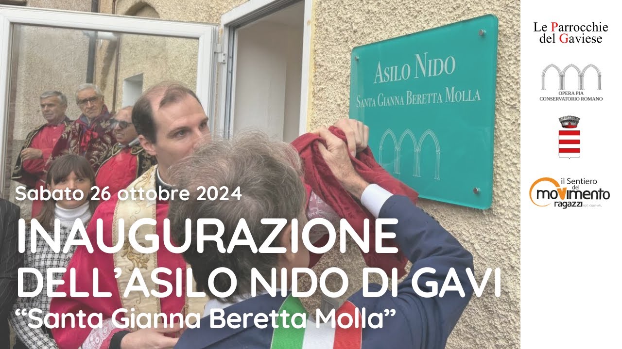 Inaugurazione Asilo Nido di Gavi_26.10.2024