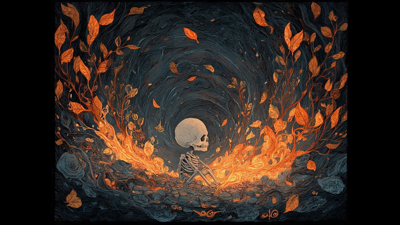 Ember of Silence HD Wall Art for TV - Quiet Galley - Art Screensaver TV - 2 Hours - Deep Calm