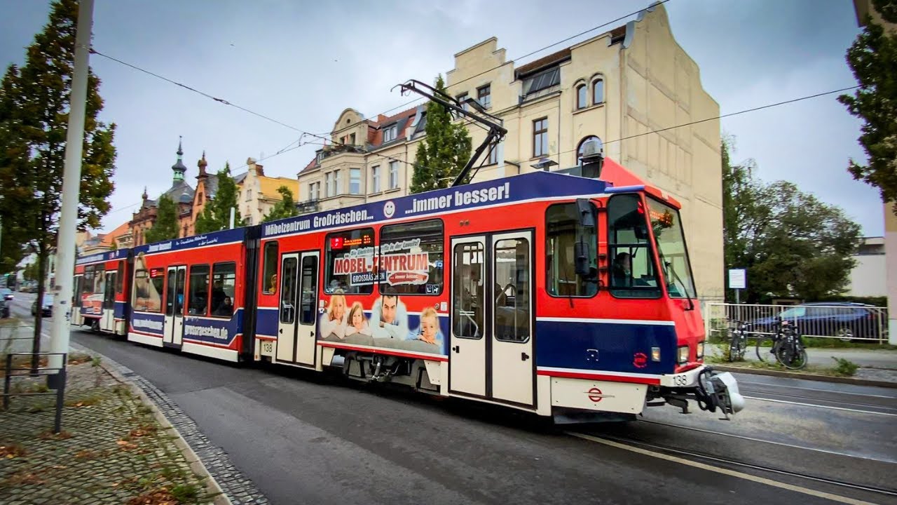 Трамваи в Котбусе, Германия 🇩🇪 | 2023 год